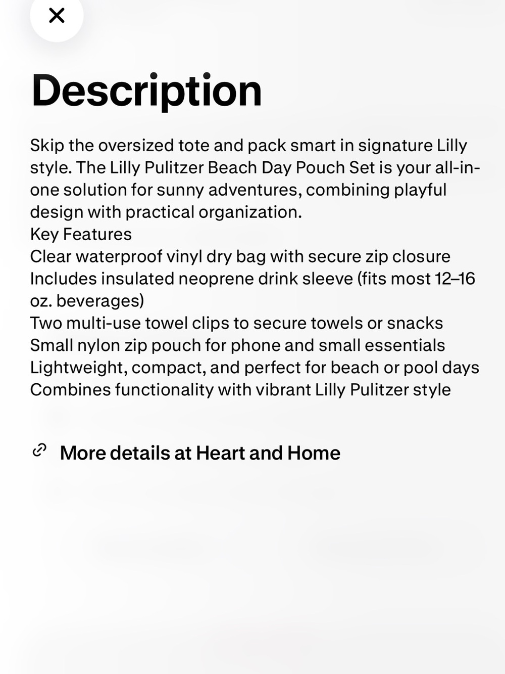Lilly Pulitzer Beach Day Pouch - Picture 2 of 6